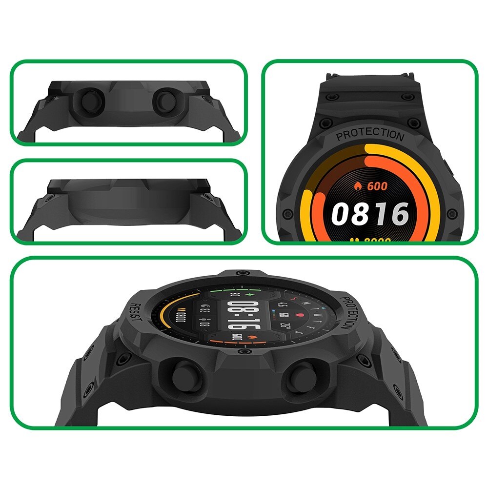 Xiaomi Mi Watch Adventure Cover+Armbånd sort