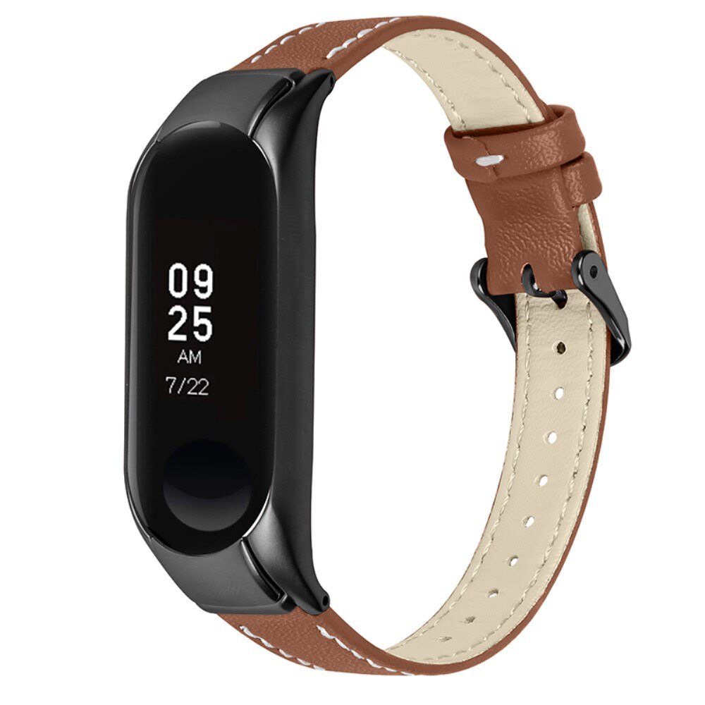 Læderrem Xiaomi Mi Band 7 brun