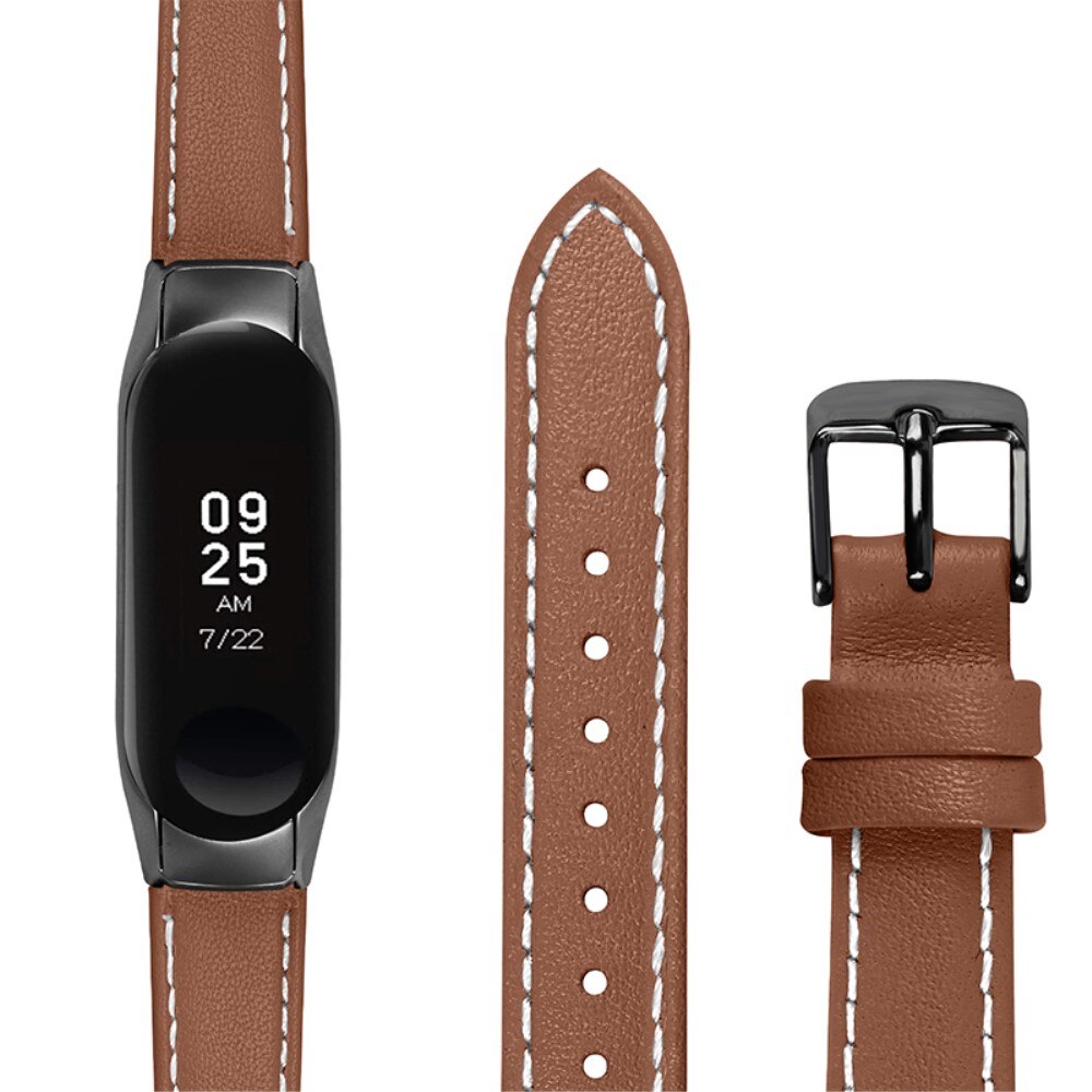 Læderrem Xiaomi Mi Band 7 brun