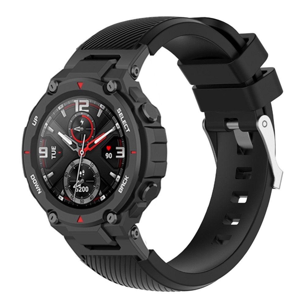 Rem af silikone til Amazfit T-Rex Pro/T-Rex Sort