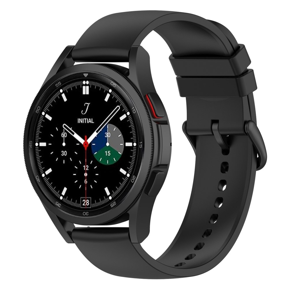 Rem af silikone til Samsung Galaxy Watch 4 40mm sort