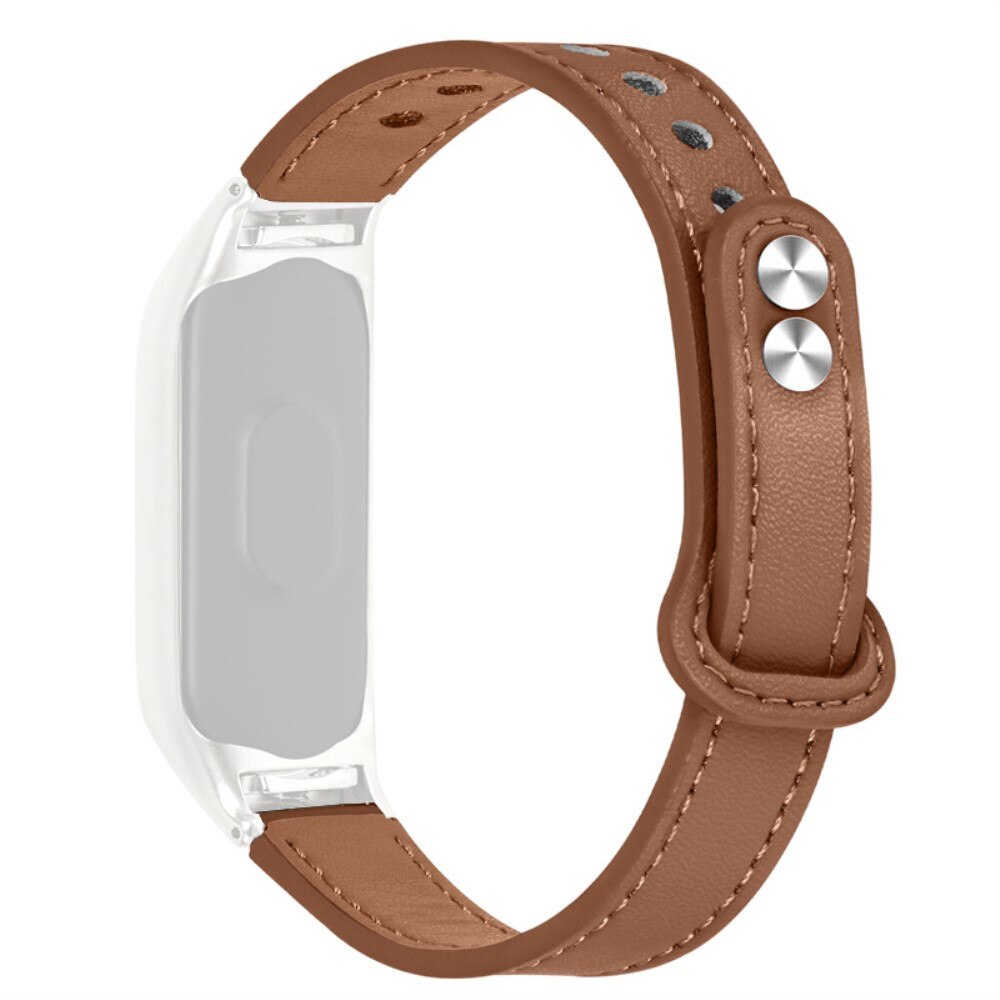 Klassiskt Læderarmbånd Xiaomi Mi Band 5/6 brun