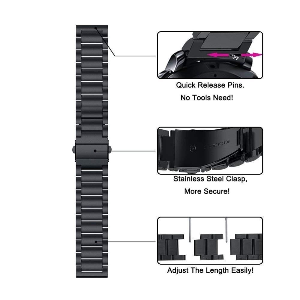 Titaniumarmbånd OnePlus Watch 2 sort