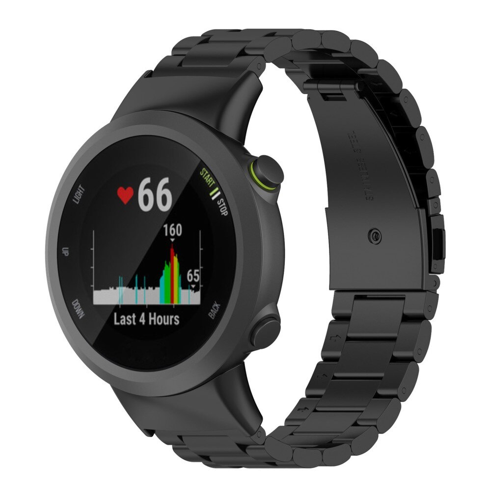 Metalarmbånd Garmin Forerunner 45 sort