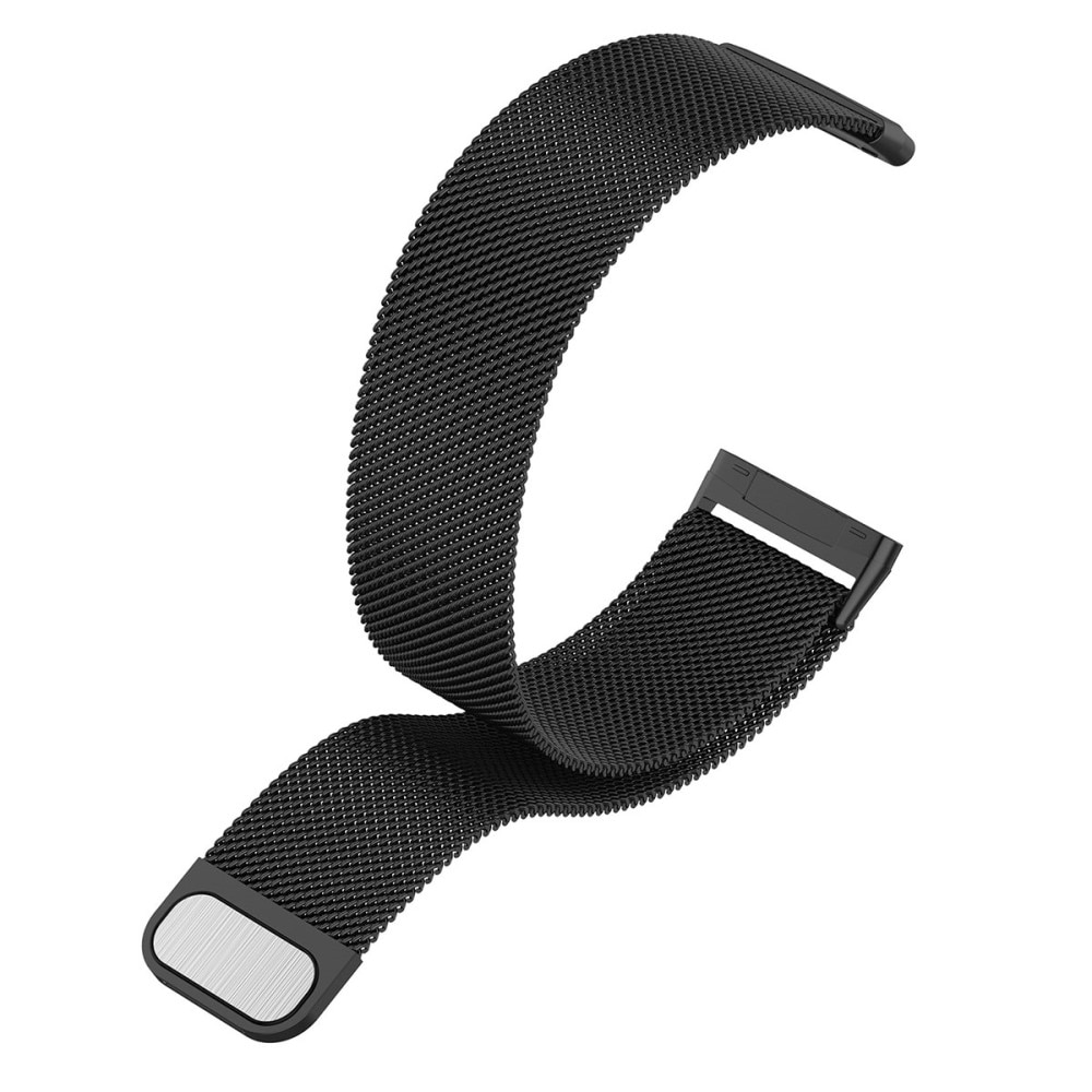 Armbånd Milanese Fitbit Versa 4 Sort