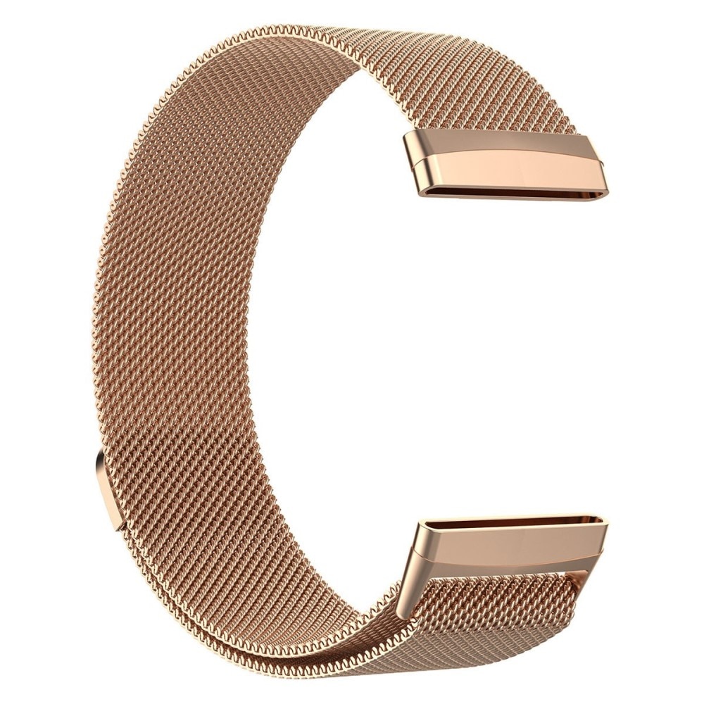 Armbånd Milanese Fitbit Versa 4 rose guld
