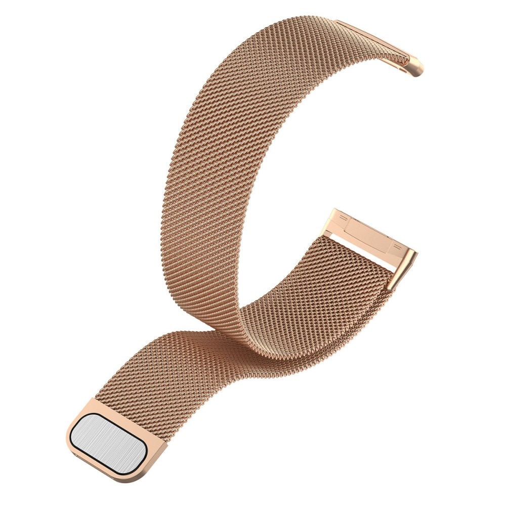 Armbånd Milanese Fitbit Versa 3/Sense rose guld