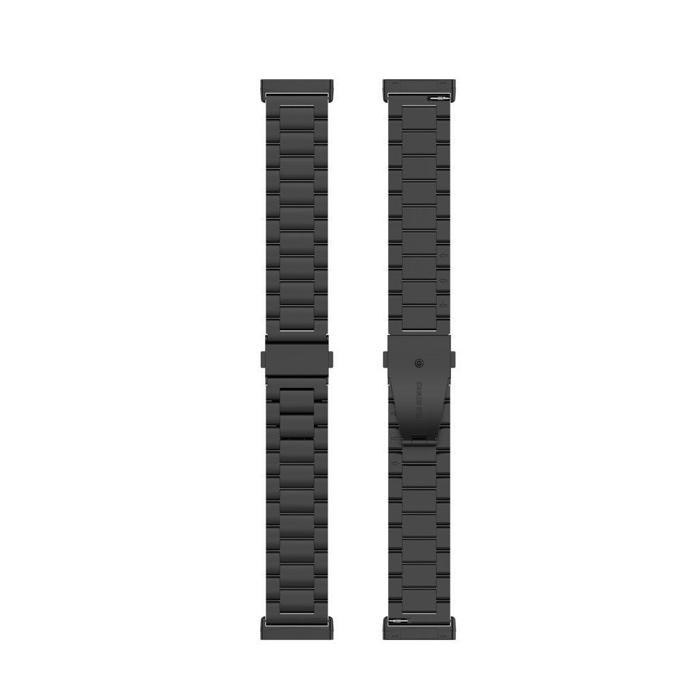 Metalarmbånd Fitbit Versa 3/Sense sort