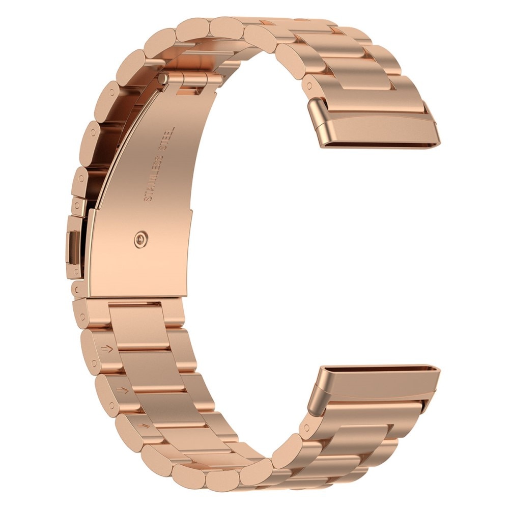 Metalarmbånd Fitbit Versa 3/Sense rose guld