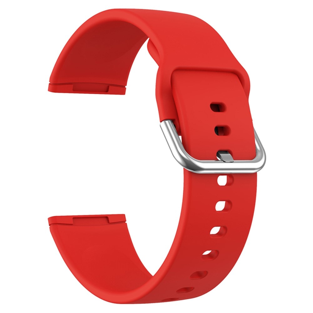 Rem af silikone til Fitbit Versa 4 rød