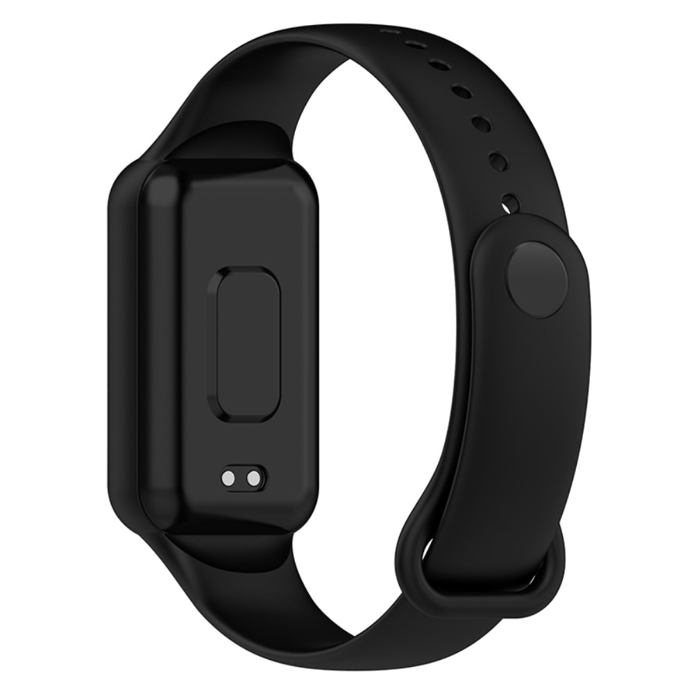 Rem af silikone til Amazfit Band 7 sort