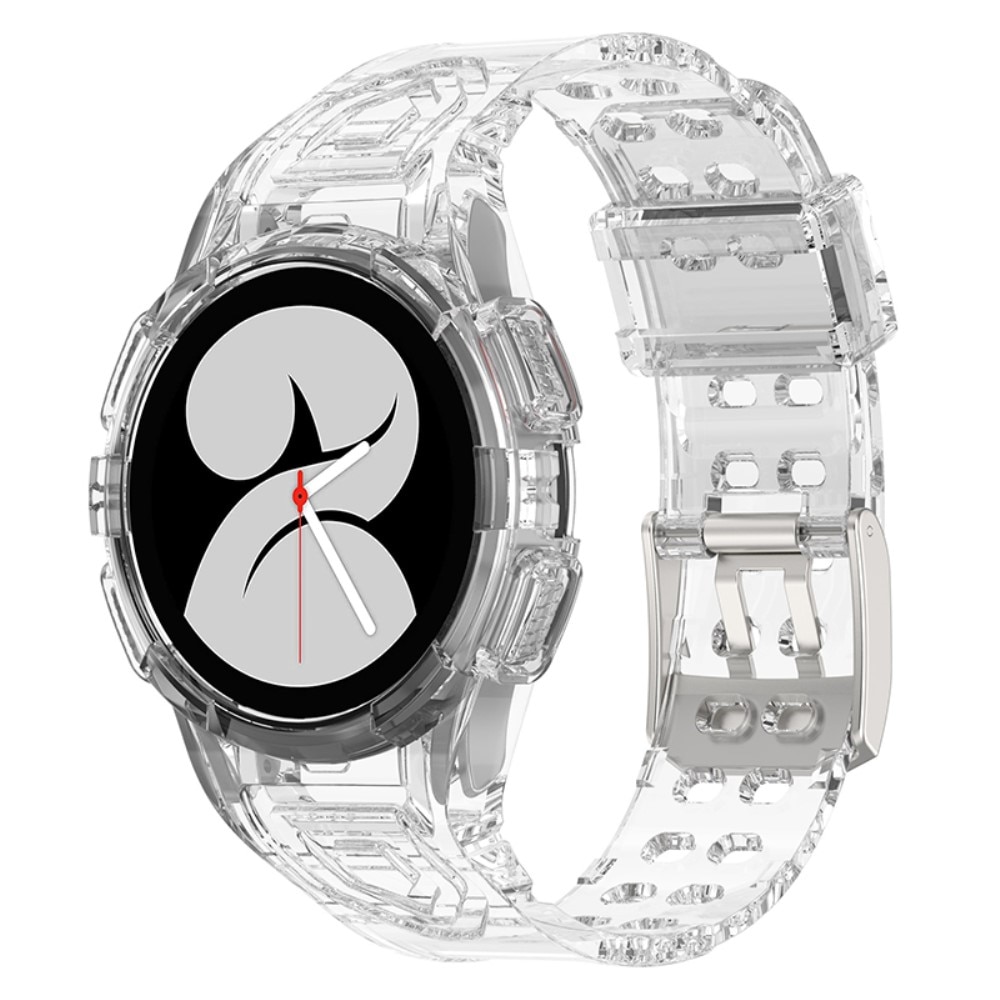 Samsung Galaxy Watch 5 40mm Crystal Cover+Armbånd gennemsigtig