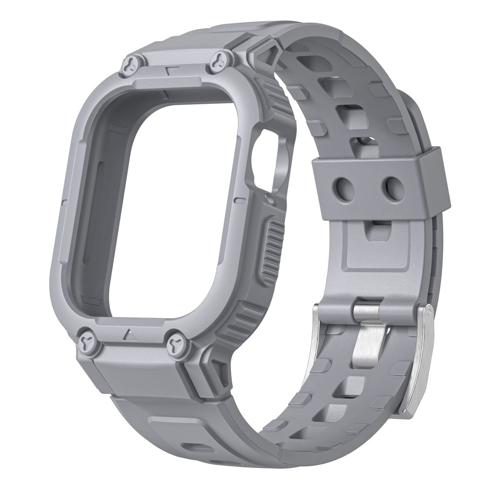 Apple Watch 41mm Series 9 Adventure Cover + Armbånd grå