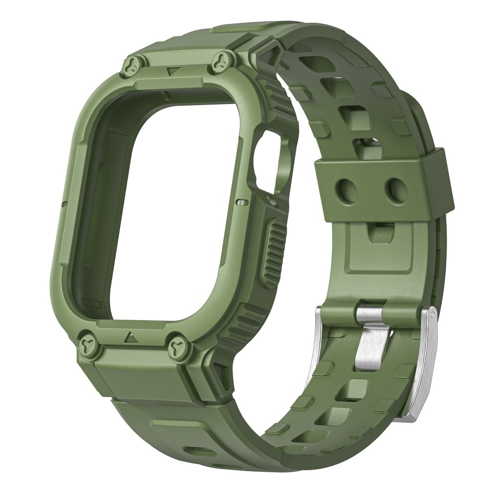 Apple Watch 41mm Series 9 Adventure Cover + Armbånd grøn