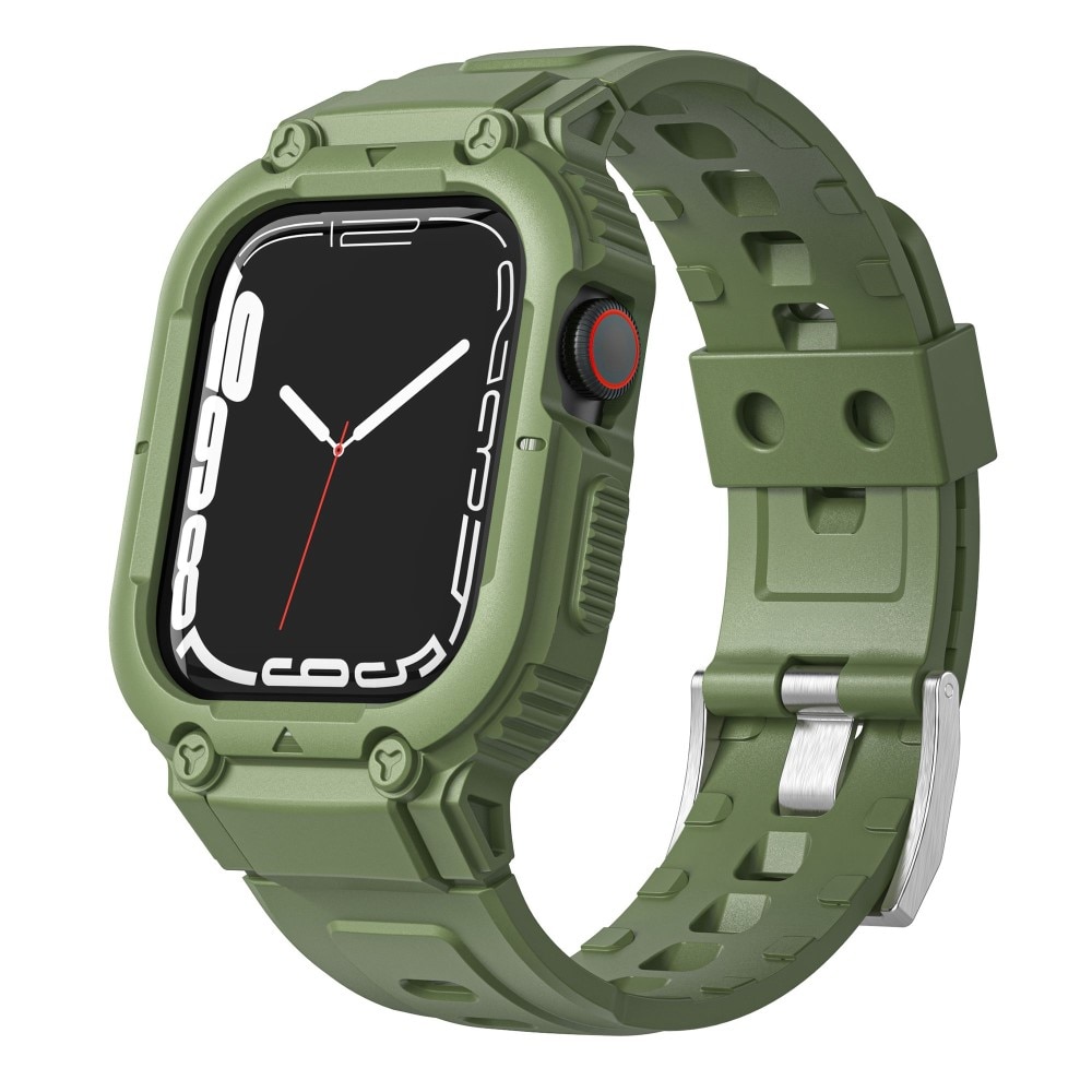 Apple Watch 38mm Adventure Cover + Armbånd grøn