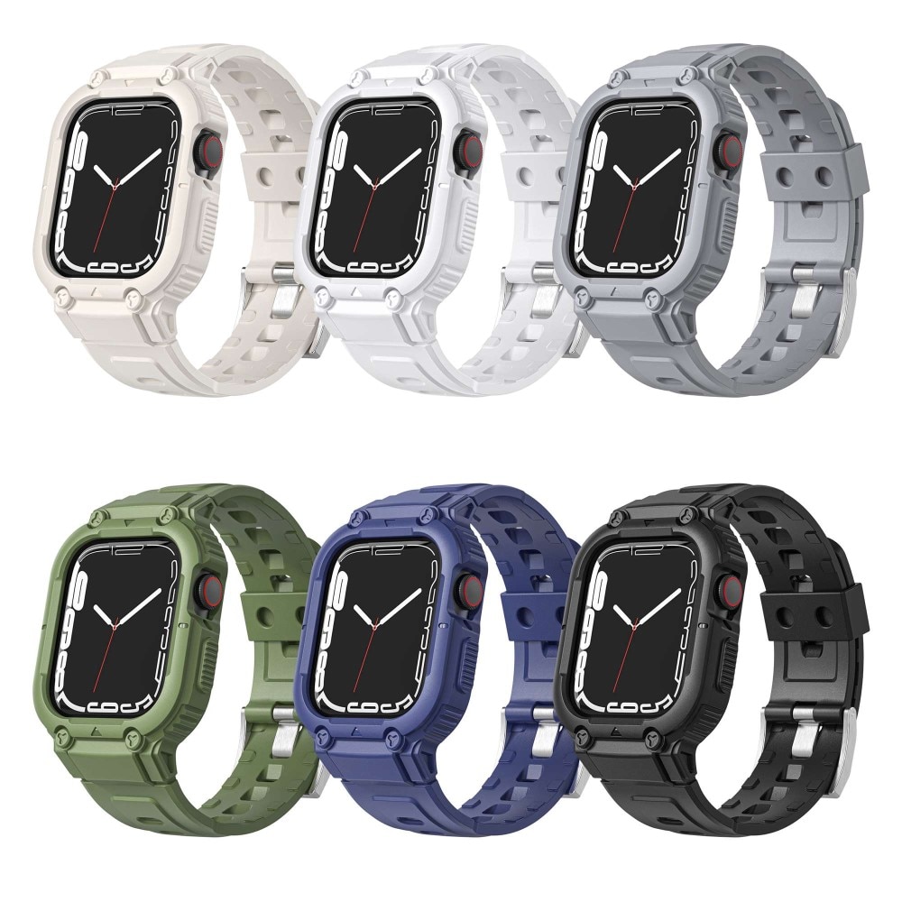 Apple Watch 45mm Series 9 Adventure Cover + Armbånd grå
