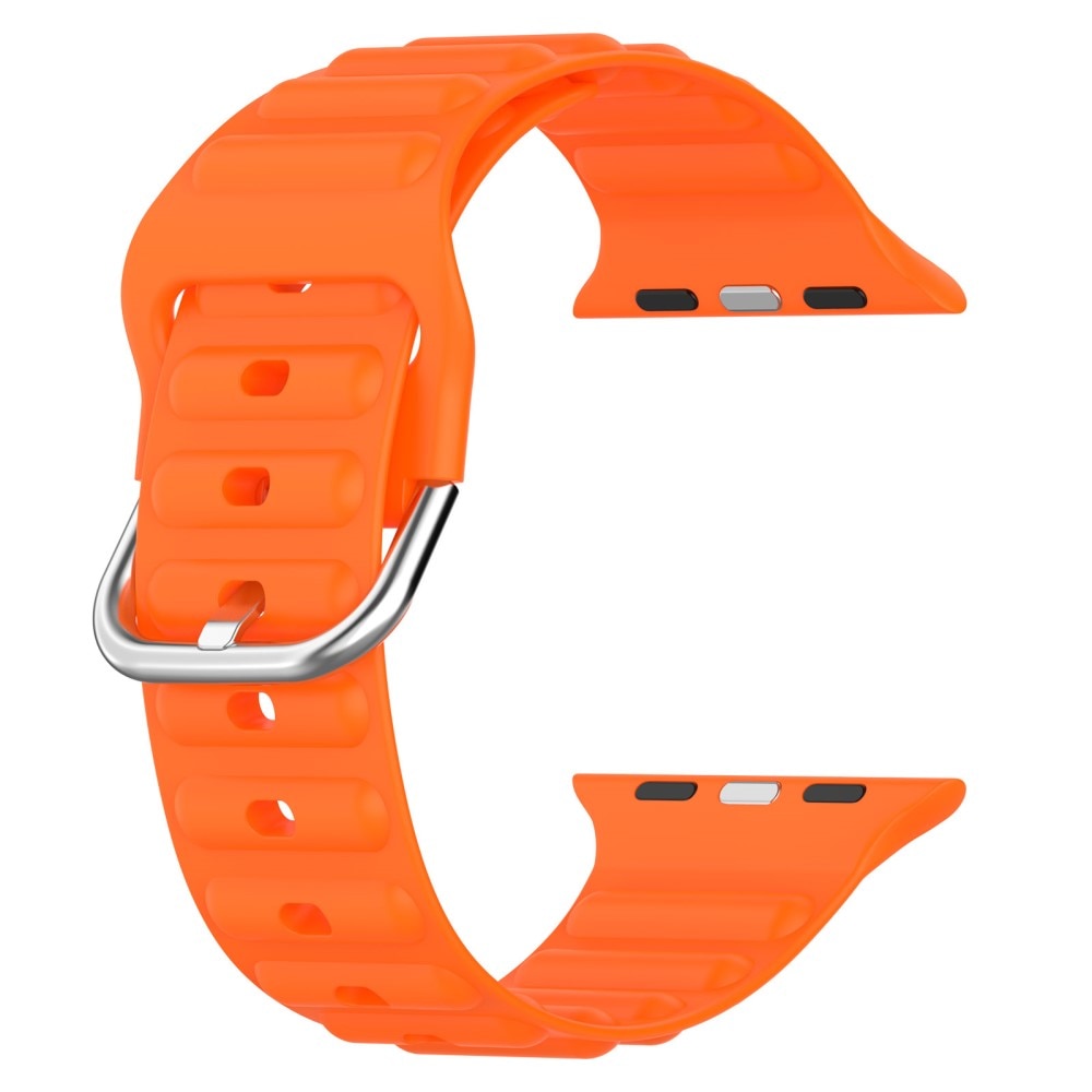 Resistant Silikonearmbånd Apple Watch 45mm Series 8 orange