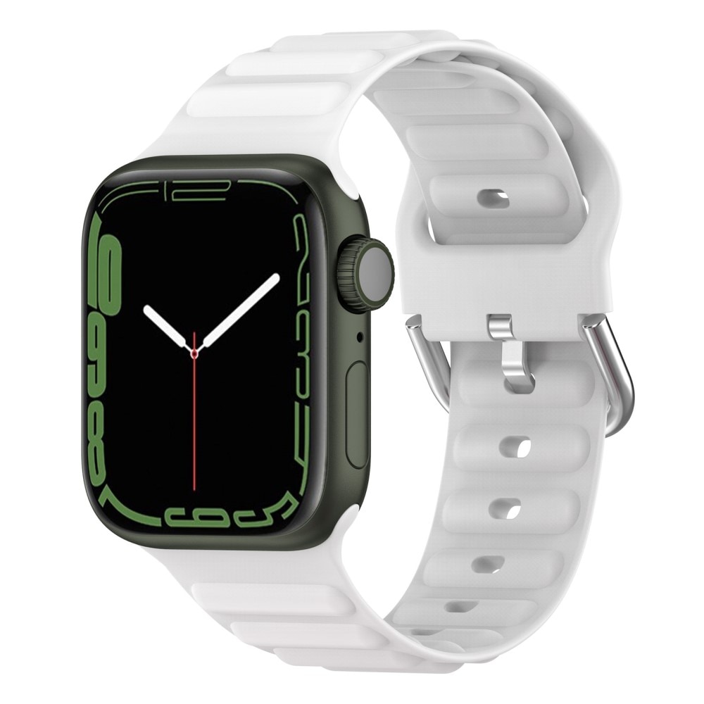 Resistant Silikonearmbånd Apple Watch 42mm hvid