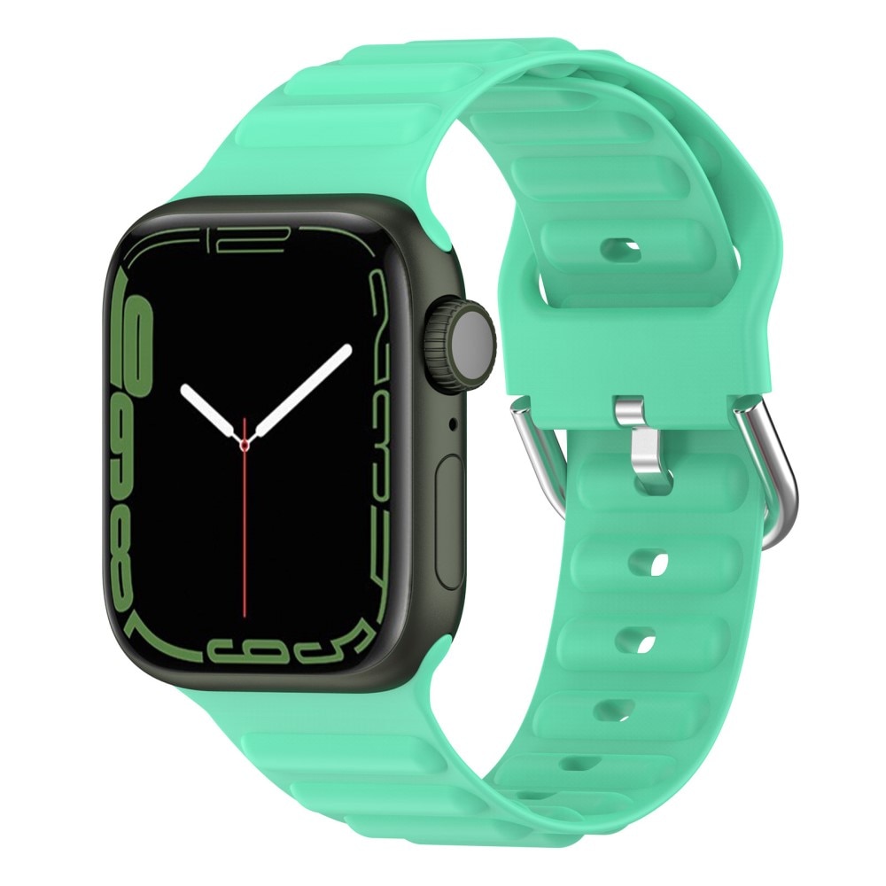 Resistant Silikonearmbånd Apple Watch SE 44mm grøn