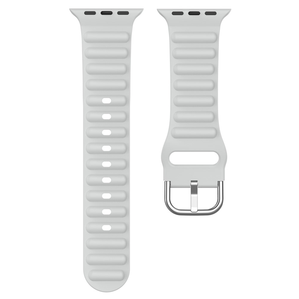 Resistant Silikonearmbånd Apple Watch 40mm grå