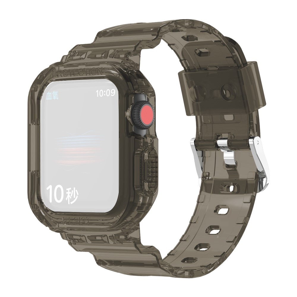 Apple Watch SE 40mm Crystal Cover + Armbånd grå