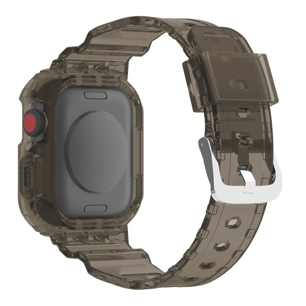 Apple Watch SE 40mm Crystal Cover + Armbånd grå