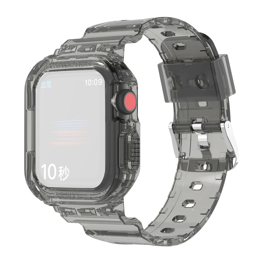 Apple Watch 38mm Crystal Cover + Armbånd grå