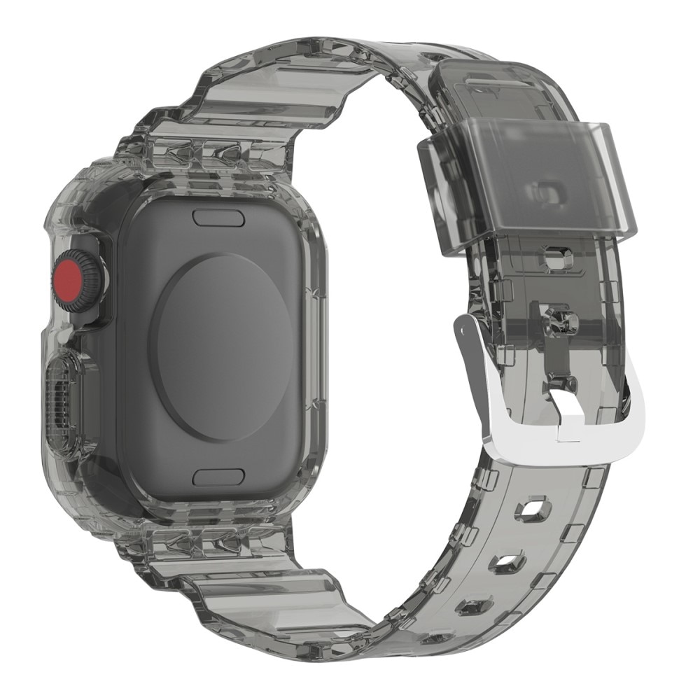 Apple Watch 38mm Crystal Cover + Armbånd grå