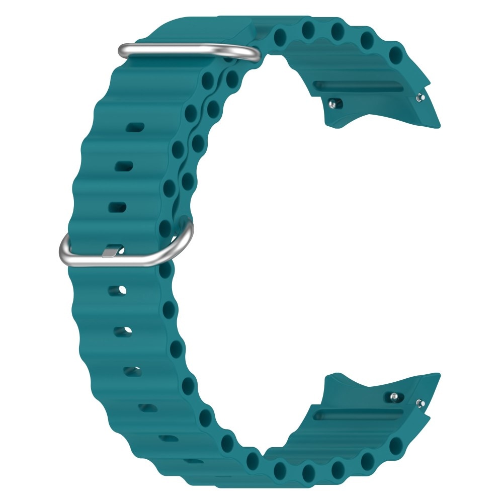 Full Fit Resistant Silikonearmbånd Samsung Galaxy Watch 6 44mm grøn
