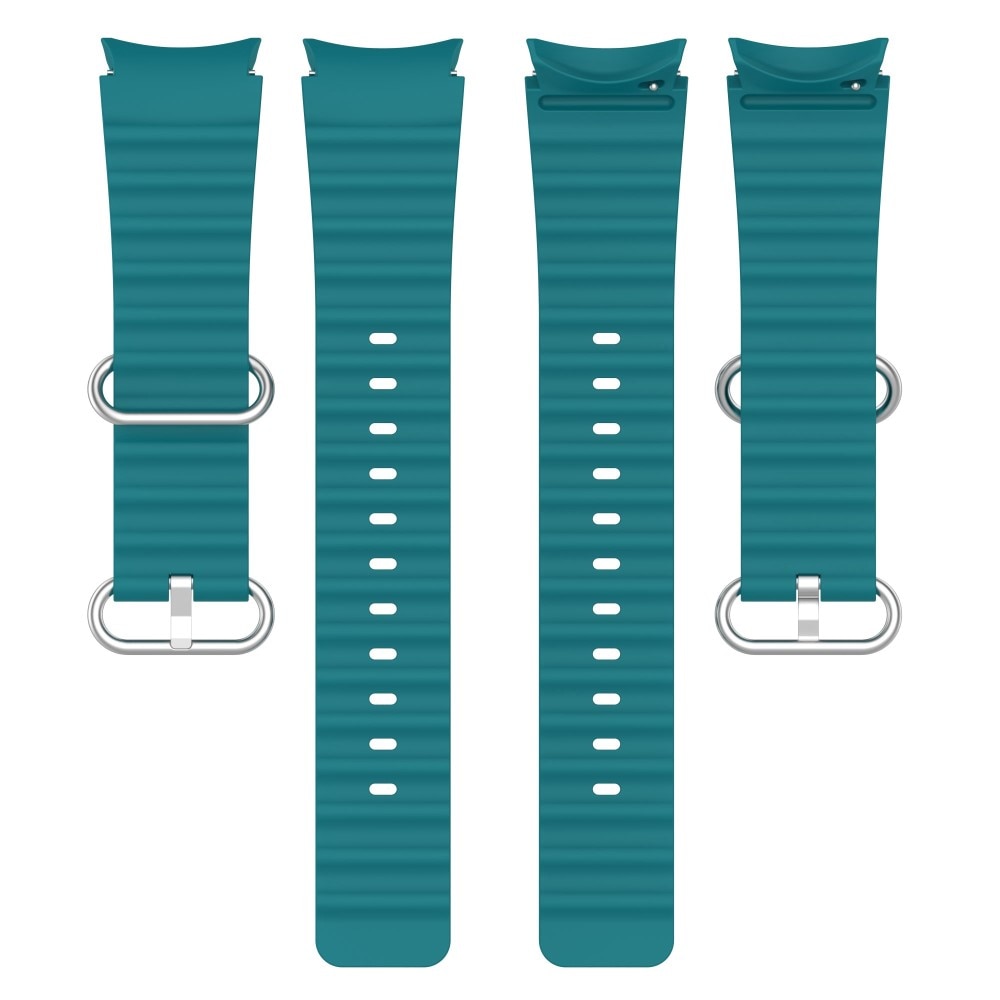 Full Fit Resistant Silikonearmbånd Samsung Galaxy Watch 6 44mm grøn