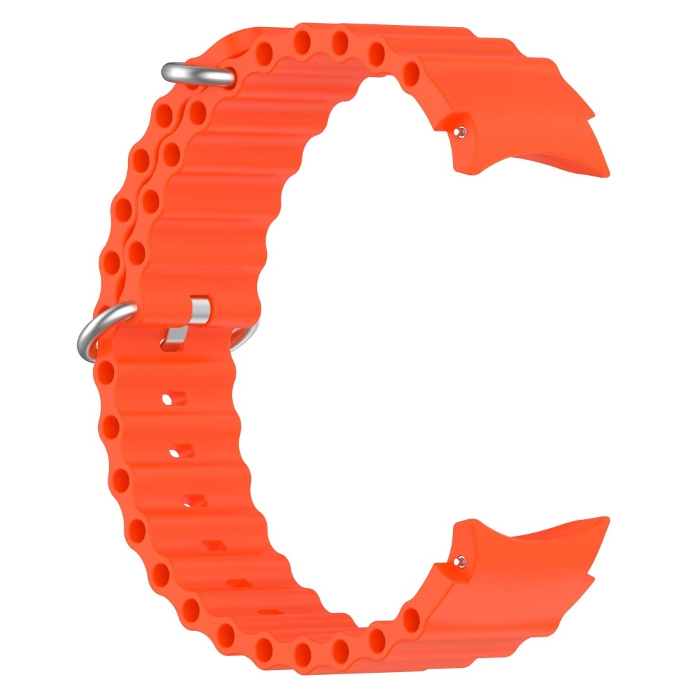 Full Fit Resistant Silikonearmbånd Samsung Galaxy Watch 5 Pro 45mm orange