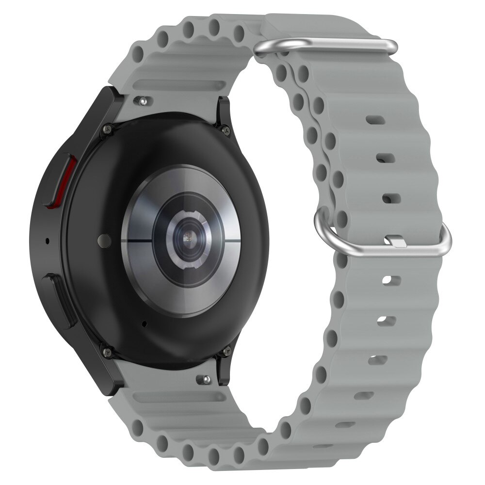 Full Fit Resistant Silikonearmbånd Samsung Galaxy Watch 4 40/42/44/46mm grå