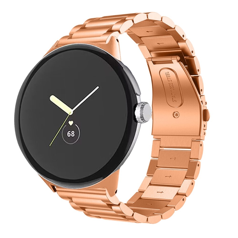 Metalarmbånd Google Pixel Watch rose guld