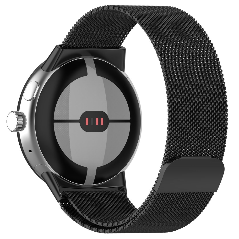 Armbånd Milanese Google Pixel Watch 4 45mm Sort