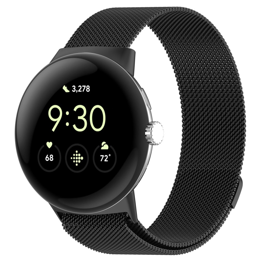 Armbånd Milanese Google Pixel Watch sort