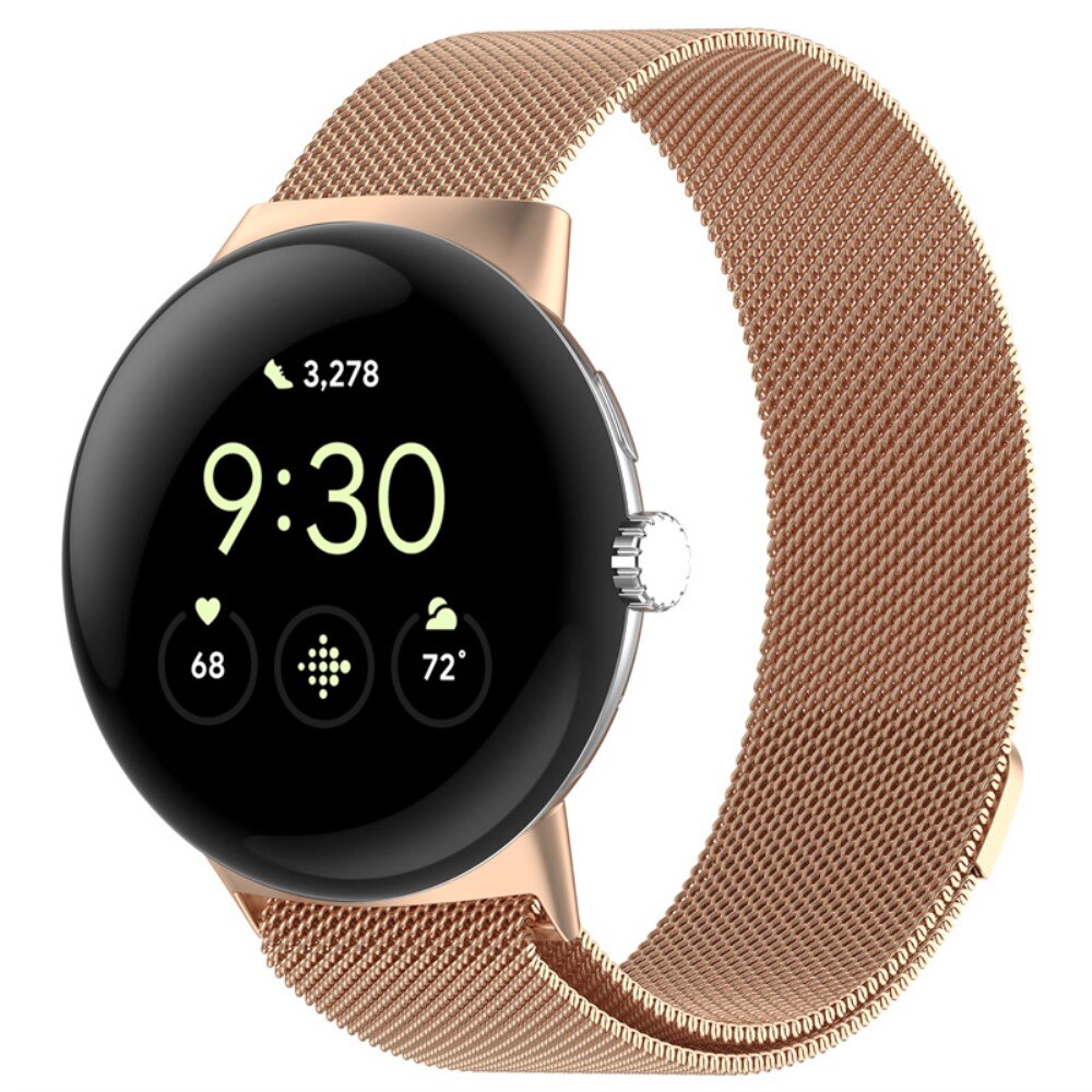 Armbånd Milanese Google Pixel Watch rose guld