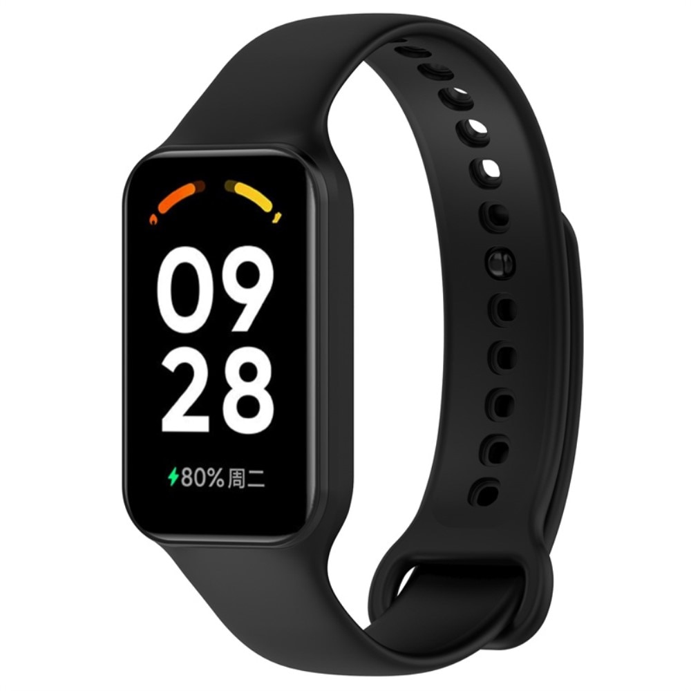 Rem af silikone til Xiaomi Redmi Smart Band 2 Sort