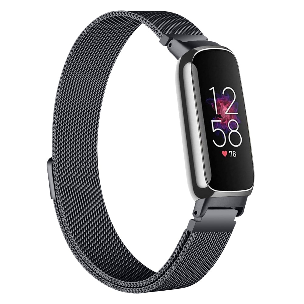 Armbånd Milanese Fitbit Inspire 3 sort