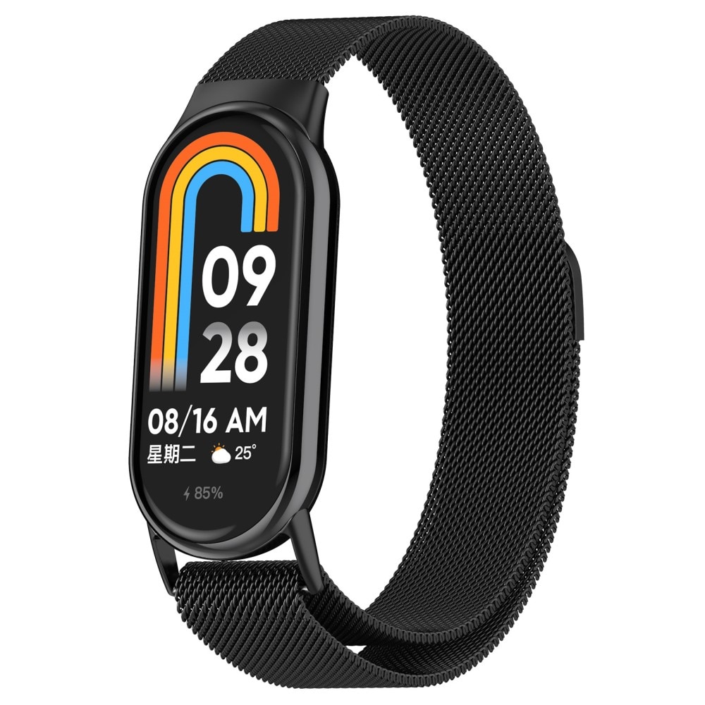 Armbånd Milanese Xiaomi Smart Band 8 sort