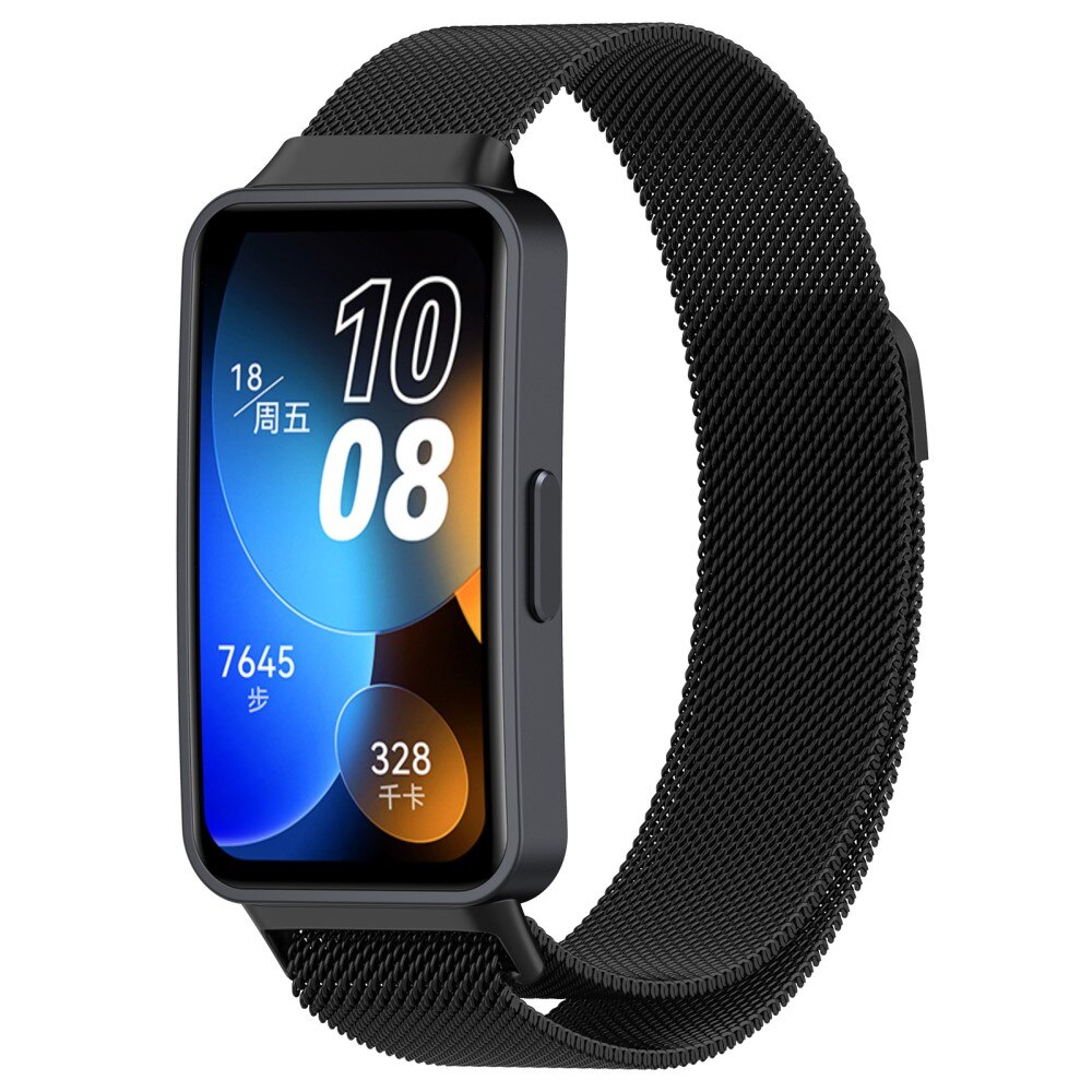 Armbånd Milanese Huawei Band 8 rose sort