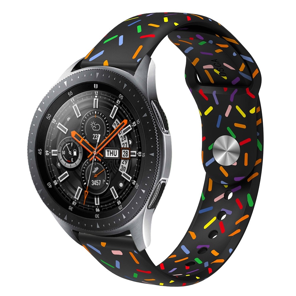 Rem af silikone til OnePlus Watch 2 sort drysser