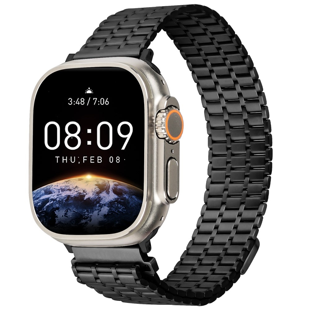 Business Magnetic Armbånd Apple Watch 41mm Series 8 sort