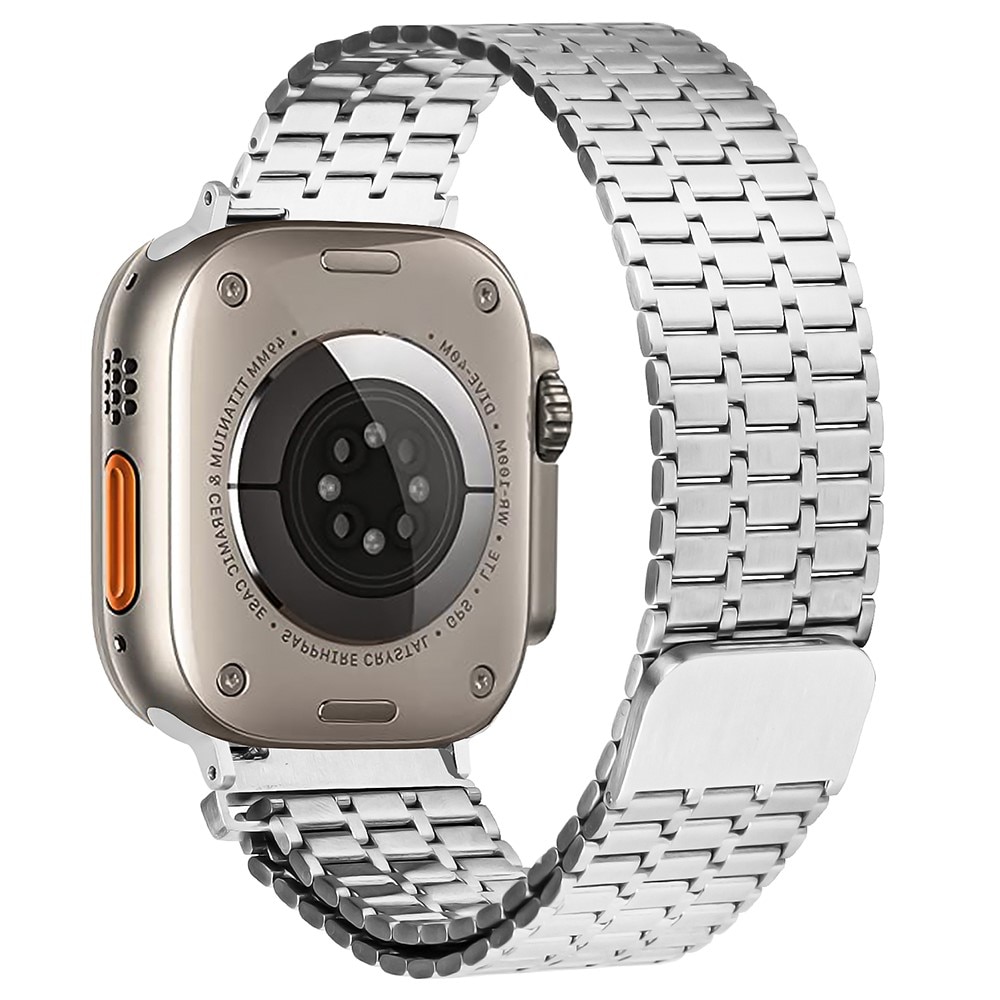 Business Magnetic Armbånd Apple Watch 41mm Series 9 sølv