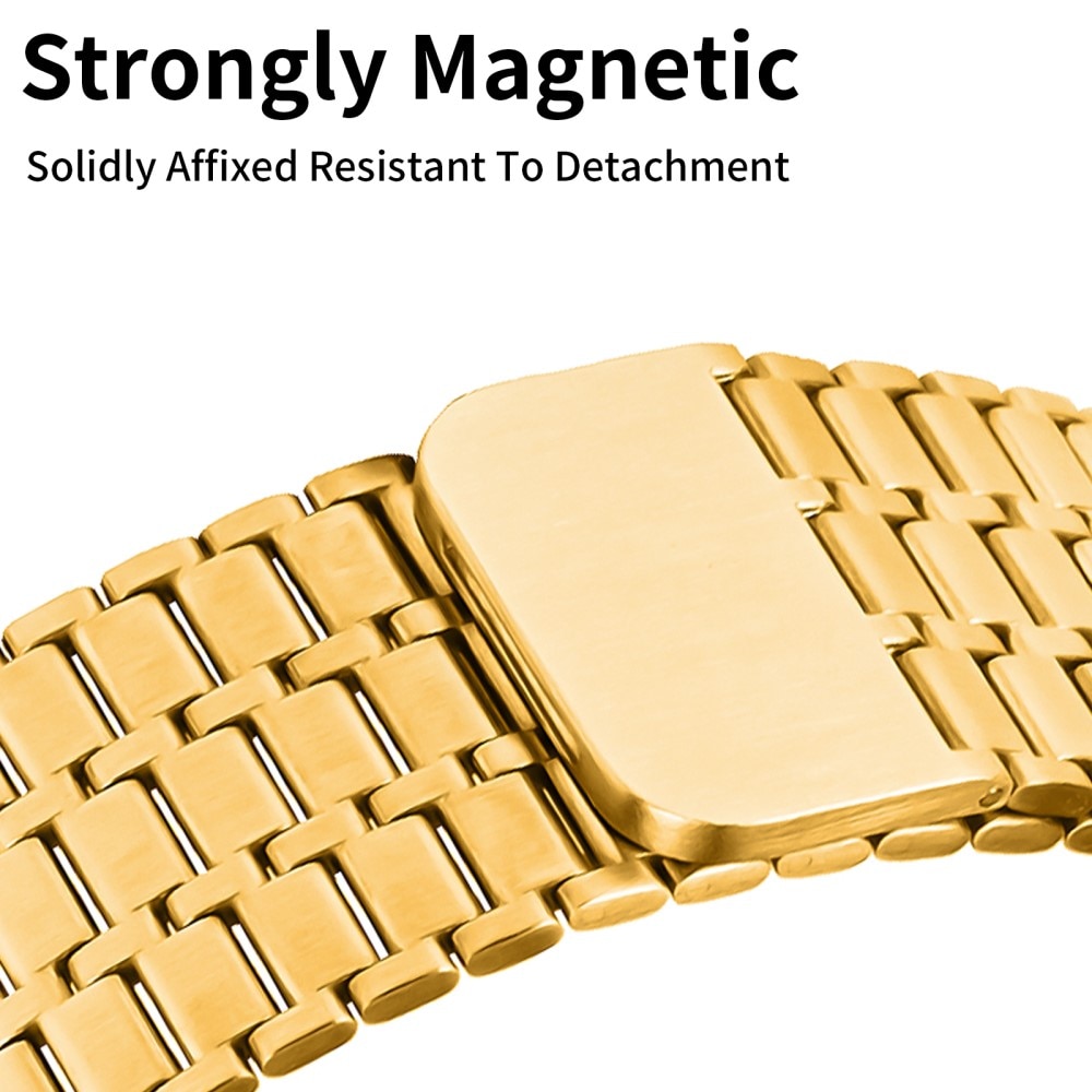 Business Magnetic Armbånd Apple Watch SE 44mm guld