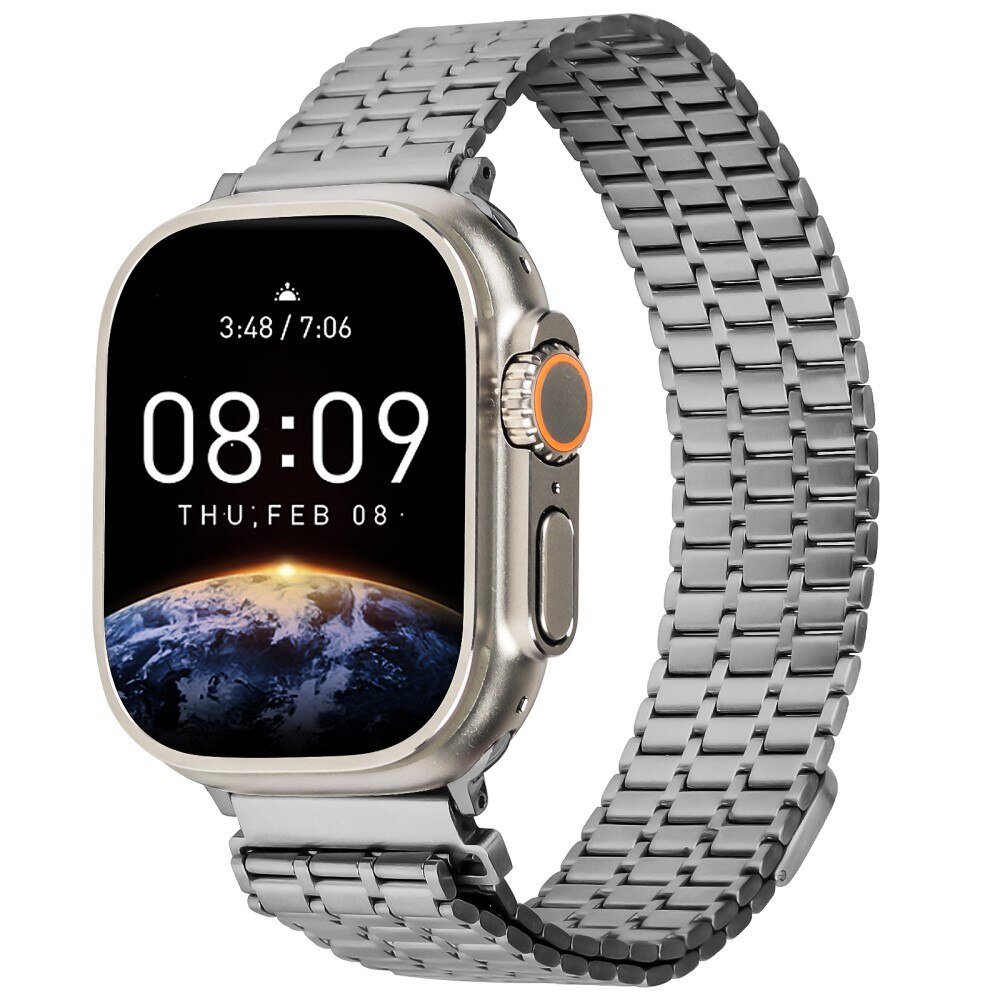 Business Magnetic Armbånd Apple Watch Series 10 46mm grå