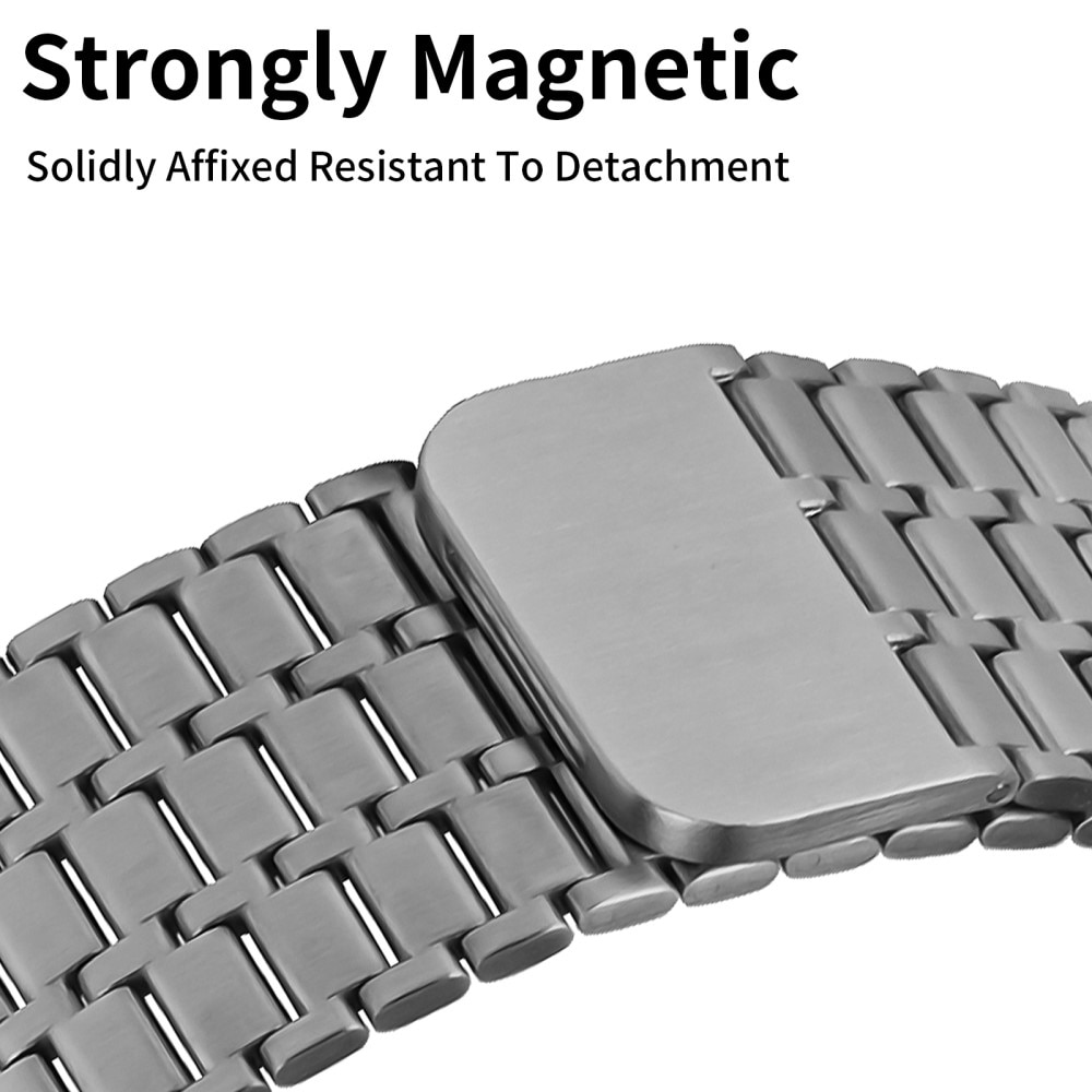 Business Magnetic Armbånd Apple Watch 45mm Series 9 grå