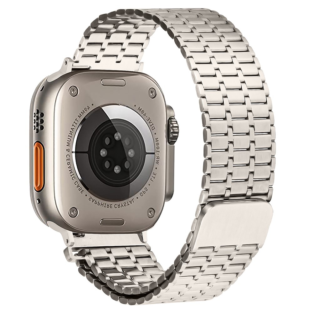 Business Magnetic Armbånd Apple Watch Ultra 49mm titan