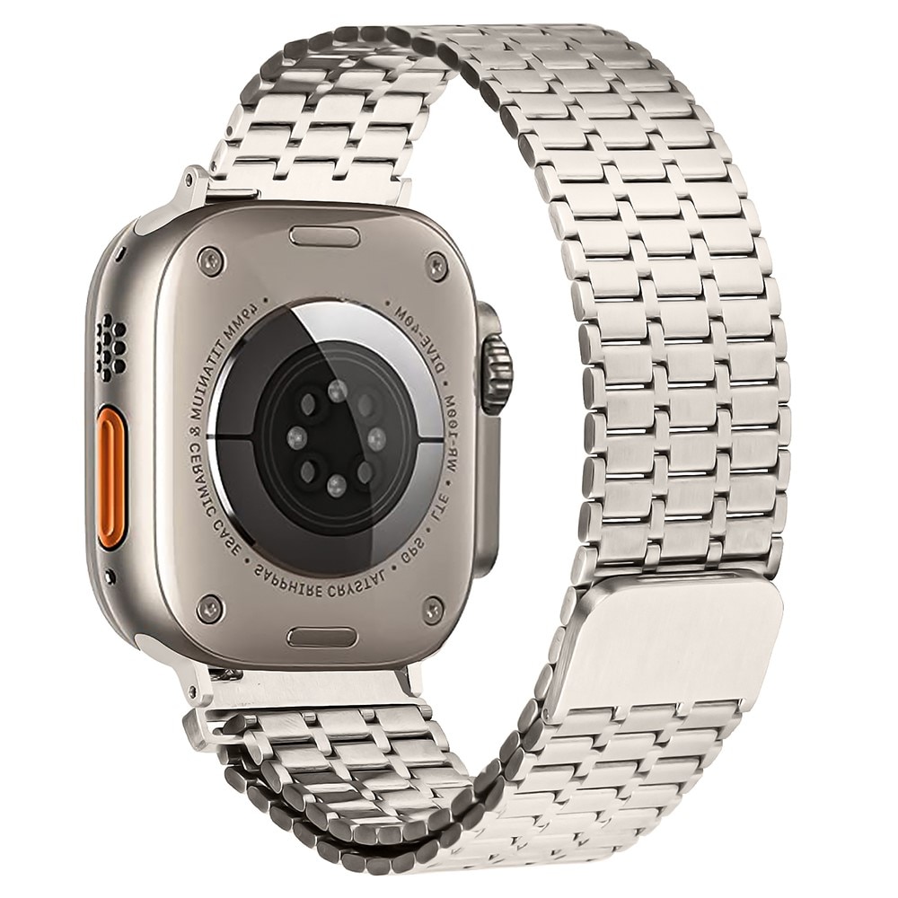 Business Magnetic Armbånd Apple Watch 45mm Series 9 titan