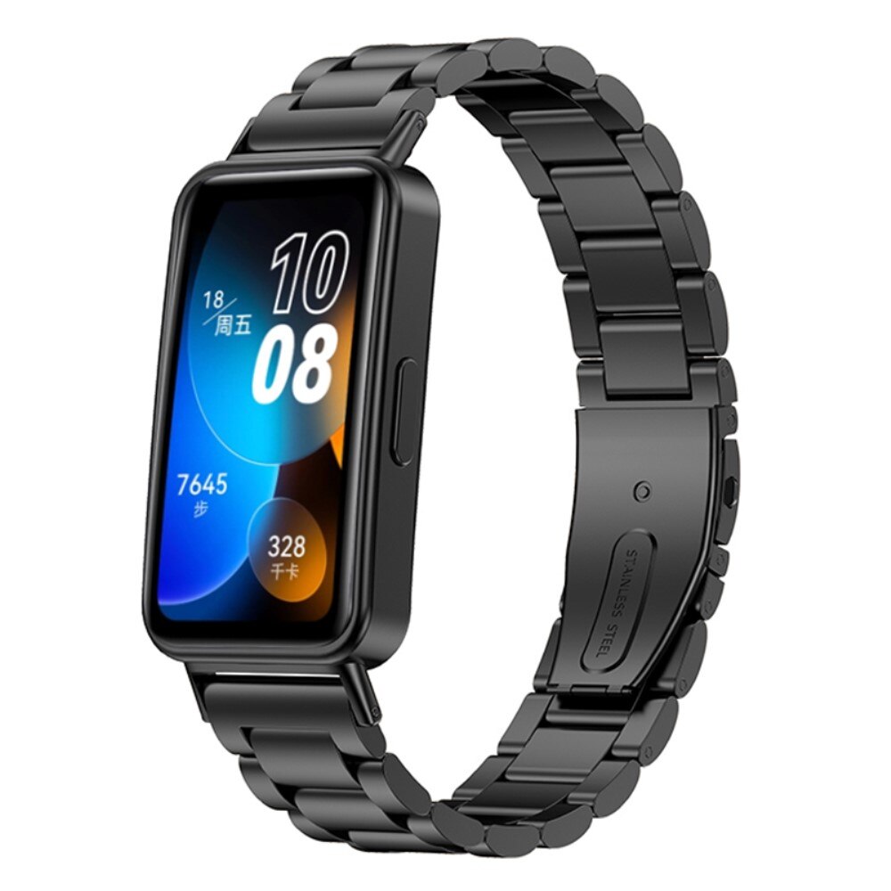 Metalarmbånd Huawei Band 8 sort