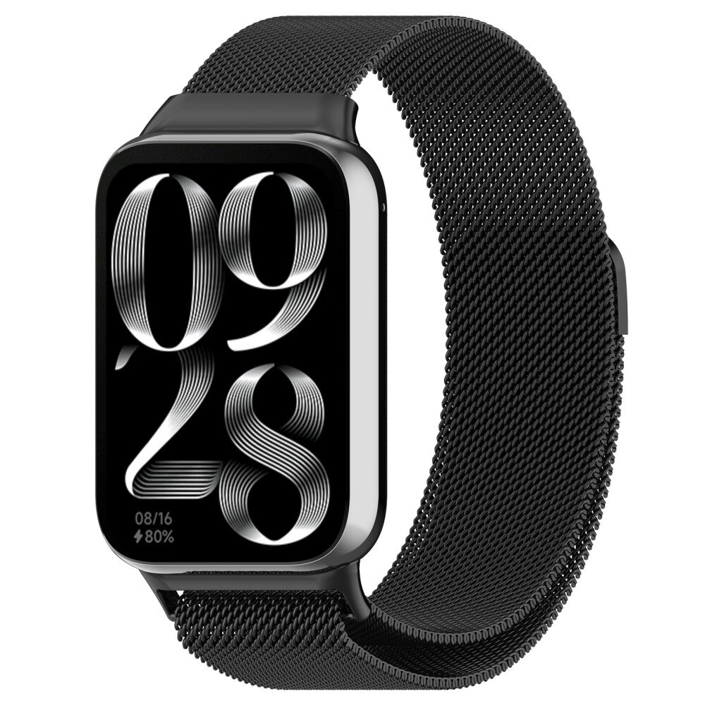 Armbånd Milanese Xiaomi Smart Band 8 Pro Sort